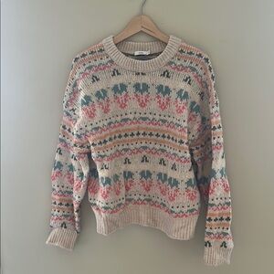 Alpaca and wool sweater